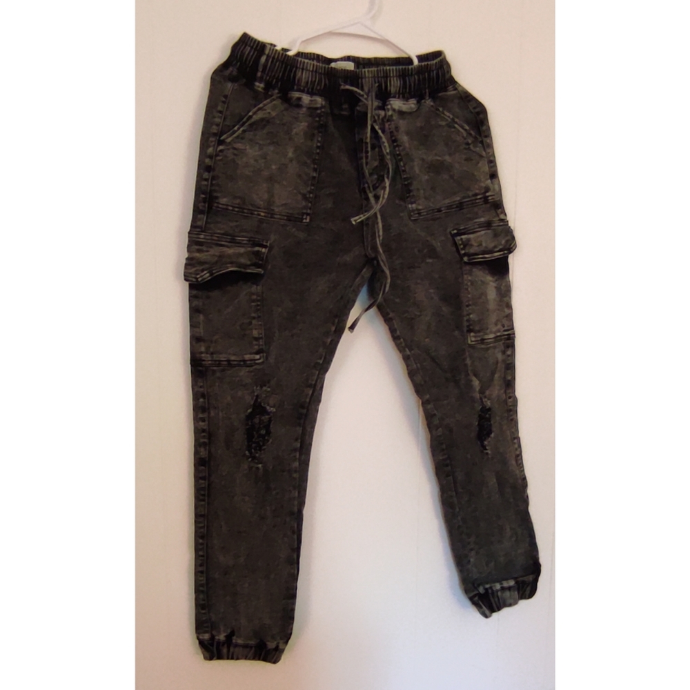 Dark gray jeans